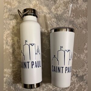 St. Paul, MN Metal Water Bottle & Cup